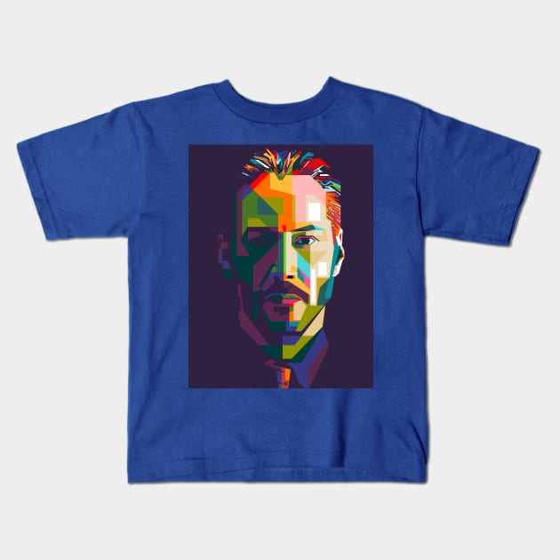 Keanu Reeves Kids T-Shirt by Kiflipelu25